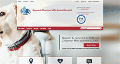 Desktop Screenshot of nepeananimalhospital.ca